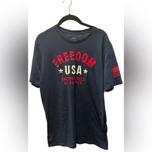 Under Armour Freedom USA Dark Blue T-Shirt